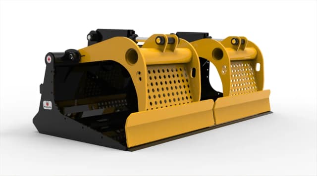 Heavy Duty Grapple Flat Bucket SS 80"
