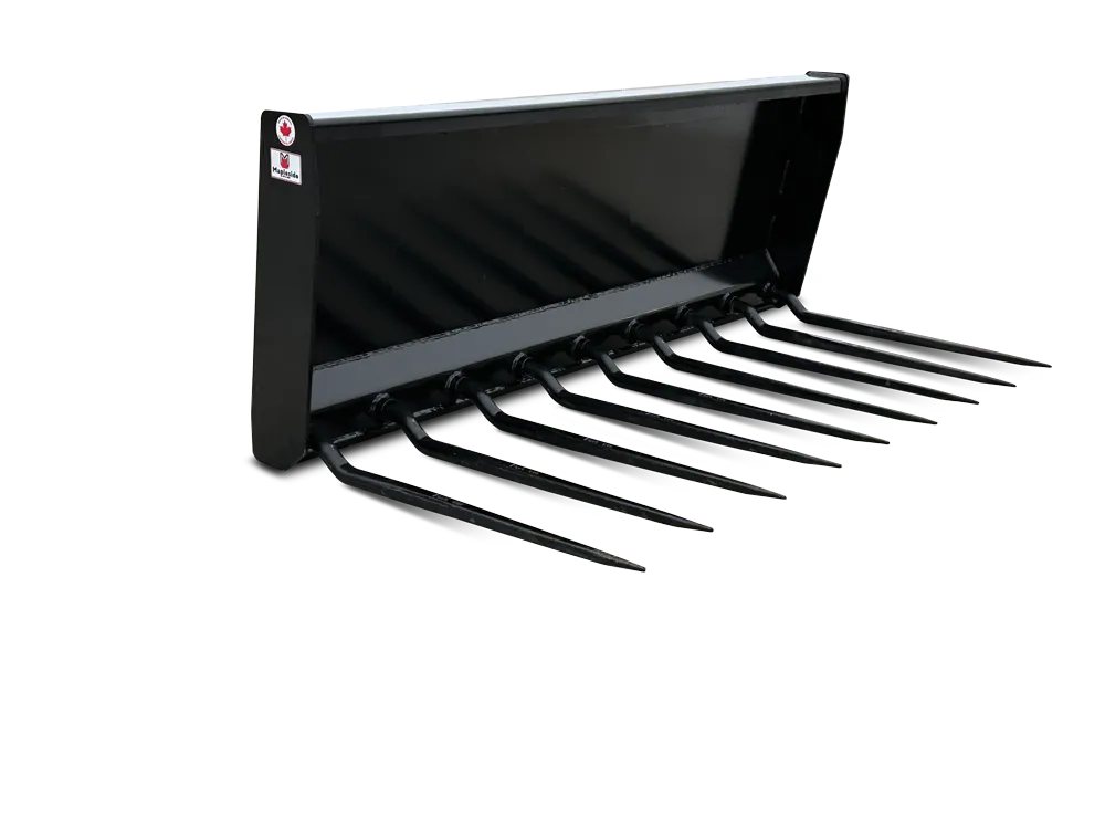 Manure Fork 35" Cranked Tine – SS Q-Tach