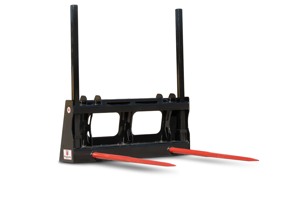 2 Prong Slide-In Bale Spear Tube/3x3/Set