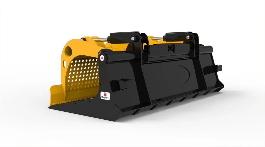 Heavy Duty Grapple Flat Bucket SS 80"